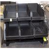 Image 1 : COUNTER TOP CONDIMENT HOLDER WITH BINS.