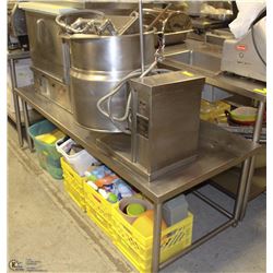 BARDEAU STAINLESS STEEL TILTING KETTLE
