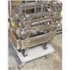 Image 1 : LOT OF 9 CHAFING DISH RACKS ON DISHWASHER TRAY