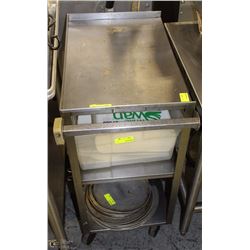 LAKESIDE 3 TIER STAINLESS STEEL CART 24"X15"X33