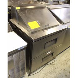TRUE DOUBLE DOOR REFRIGERATED PREP CABINET