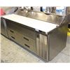 Image 1 : DELFIELD 4 DRAWER REFRIDGERATED PREP TABLE, COMES