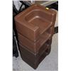 Image 1 : LOT OF 4 PLASTIC BOOSTER SEATS