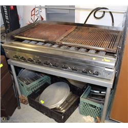 QUEST 10 BURNER NATURAL GAS GRILL WITH GRILLS