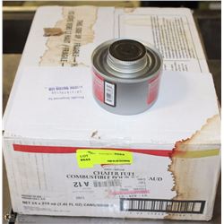 BOX OF 24 CHAFER FUEL CANS