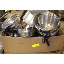 BOX OF APPROX 10 COFFEE POT DRIP PANS