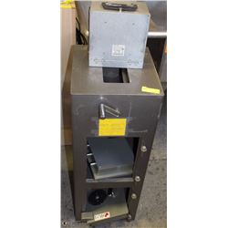 DOUBLE DOOR SAFE WITH DROP SLOT IN TOP, COMES WITH