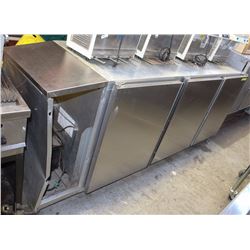 3 DOOR UNDER COUNTER REFRIGERATOR 100"X40"