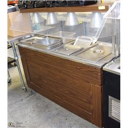 STEAM TABLE, MINOR DENT ON CORNER