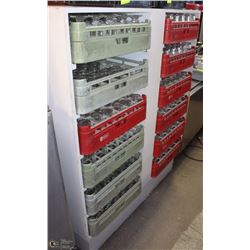 DISHRACK HOLDING SHELF FOR PLASTIC DISHTRAYS