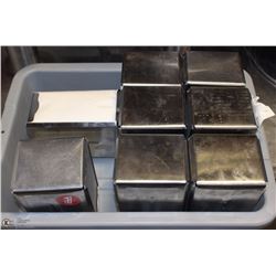 BUS PAN WITH 8 NAPKIN DISPENSERS