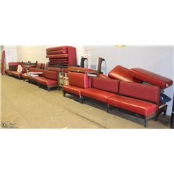 LARGE LOT OF RESTAURANT BENCH/BOOTH  SEATING