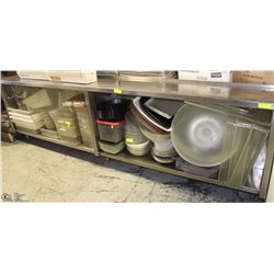 STAINLESS STEEL WALL/FLOOR MOUNT STORAGE CABINET