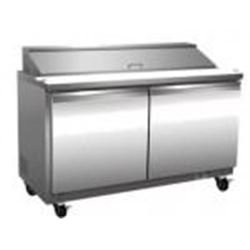 NEW ICB DUAL-DOOR REFRIGERATED SANDWICH PREP TABLE