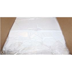 ME#37), BOX OF 1000 T-SHIRT BAGS 10"X6"X20"