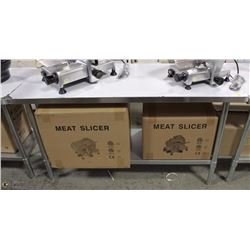 NEW 2-TIER 60"X24"X34" STAINLESS STEEL PREP-TABLE