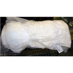 NEW CREAM COLOR FUZZY THROW BLANKET