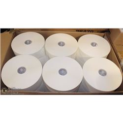 CASE OF SOFTPULL WHITE HIGH-CAPACITY TOWEL ROLLS