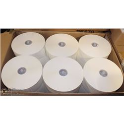 CASE OF SOFTPULL WHITE HIGH-CAPACITY TOWEL ROLLS