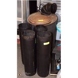 WOOD STOVE WITH CHIMNEY
