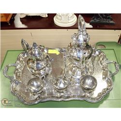 VINTAGE FB ROGERS SILVER CO. 6 PC   TEA SERVICE