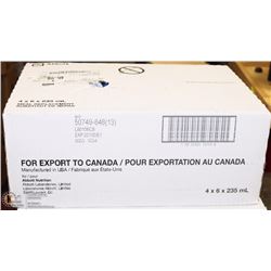 CASE OF ORANGE CREAM ENSURE MEAL SUPPLEMENTS