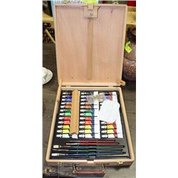 NEW ROYAL LANGNICKEL 36 PAINTS & BRUSHES SET