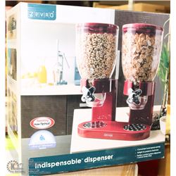 NEW 2 CONTAINER FOOD / CANDY DISPENSER