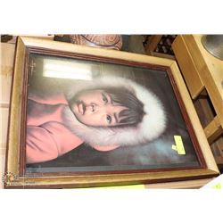 VINTAGE INUIT GIRL PICTURE