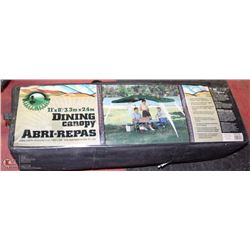 11' X8'  CAMPING OR HOME OUTDOOR DINING CANOPY /