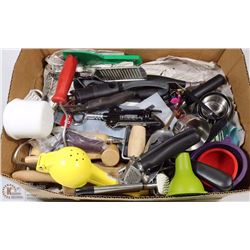 BOX FULL OF BAKING ACCESSORIES -