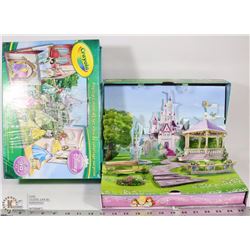 FLAT OF 3 CRAYOLA DISNEY POP-UP COLOURING SETS AND