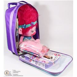 DISNEY JUNIOR FIRST PULL SUIT CASE WITH WHEELS,W/