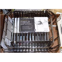 BOX OF 5 NEW RUBBERMAID DISH RACKS &4 SINK MATS &