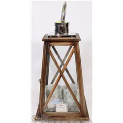 DECORATIVE WOODEN LANTERN