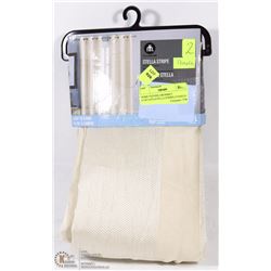 HOMETRENDS GROMMET CURTAINS,STELLA STRIPE,2 PANELS