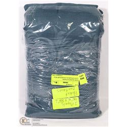 NEW MAINSTAYS ROD CURTAINS,BLUE,2 PANELS,40" BY 8