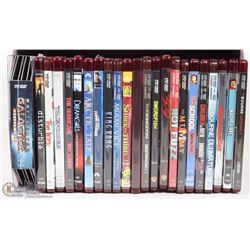 LOT OF 23 HD BLUE RAY DVD'S