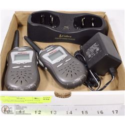 COBRA MICROTALK WALKIE TALKIE SET WITH CHARGER