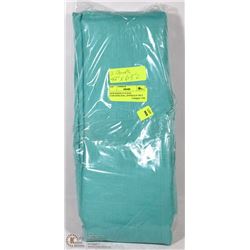 NEW MAINSTAYS ROD CURTAINS,TEAL ,2PANELS,42" BY 8
