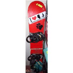 SUMMIT TYPE A SNOWBOARD WITH LAMAR BINDINGS