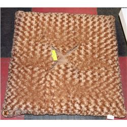 LARGE BROWN DOG BED.