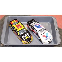 PAIR OF DIE-CAST CARS  VALVOLINE & CATERPILLAR