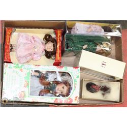 LOT OF 6 BOXED COLLECTOR DOLLS