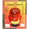 Image 1 : NEW ORANGE FLASHING LIGHT.  12V. MAGNETIC BASE.