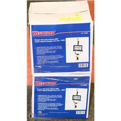 LOT OF 2 NEW WESTWARD HALOGEN TASK LAMPS.