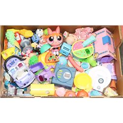 FLAT OF KIDS ASSORTED TOYS