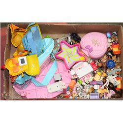 FLAT OF KIDS ASSORTED TOYS