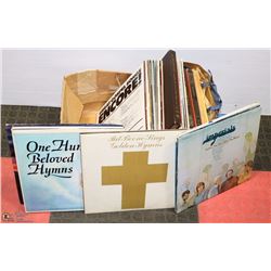 BOX OF ASSORTED RECORDS