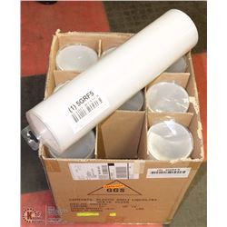 BOX OF PLASTIC SHELF LINERS (4PACK CLEAR)
